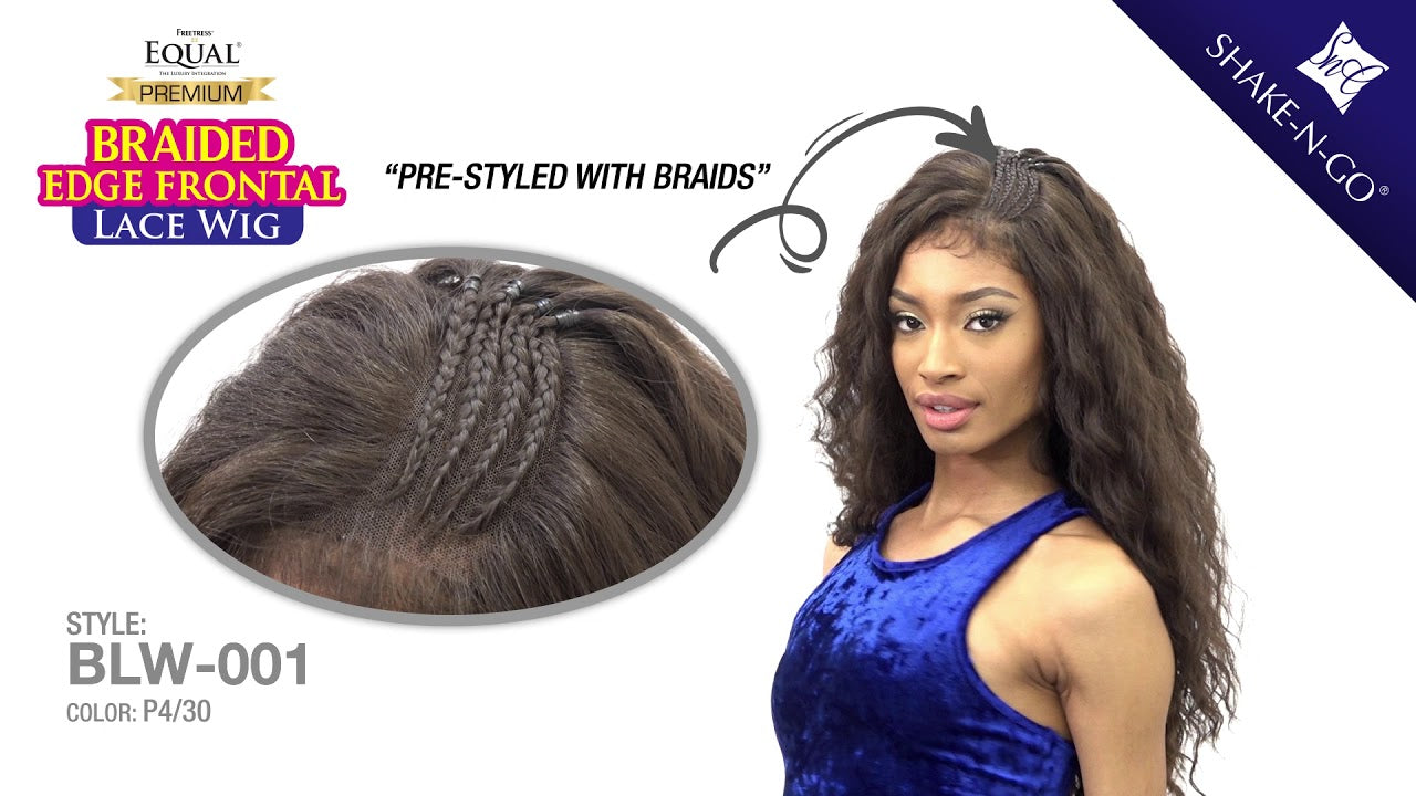 Freetress Equal Braided Edge Frontal Lace Wig BLW 001