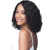 Bobbi Boss 100% Unprocessed Human Hair Lace Front Wig - MHLF422 WATER CURL 12"