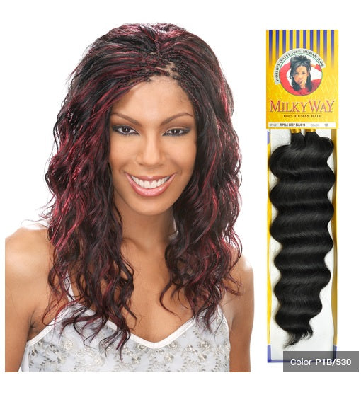 Milky Way 100% Human Hair Braiding RIPPLE DEEP BULK 18