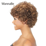 WannaBe 100% Human Hair Full Wig HW PRIMA