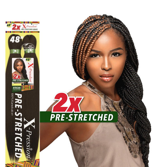 Sensationnel African Collection 2X X-PRESSION PRE-STRETCHED 48″
