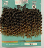 Bobbi Boss Synthetic Crochet Braid Hair BRAZILIAN WATER WAVE 6"2X