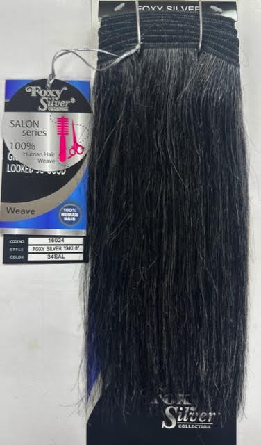 Foxy Silver 100% Human Hair for Weaving YAKI